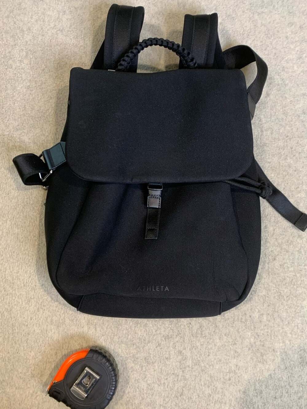 Athleta Revive Convertible Backpack Neoprene Black - image 1